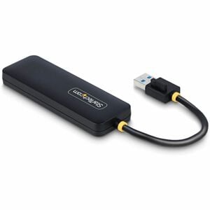 StarTech.com Hub USB-A 4 Ports, 5Gbps, Alimenté par Bus, Mini Hub USB de Voyage, Splitter USB 3.0 Multiport, Hub USB Porta