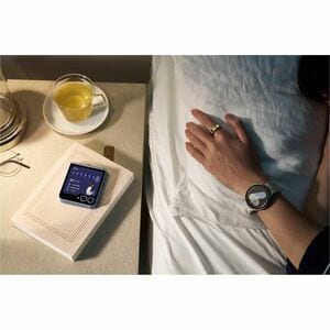 Samsung Galaxy Ring SM-Q514 Smart Ring - Finger Wearable - Zephyr RTOS - Titanium Gold, Gold - Accelerometer, Optical Hear
