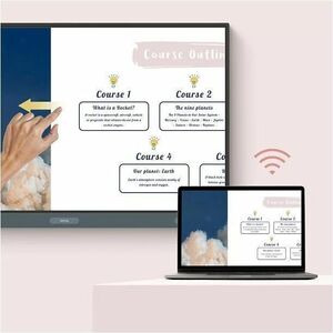 BenQ Board Pro RP6504 4K UHD LCD Collaboration Display - ARM - 8 GB - Infrarosso (IrDA) - Touchscreen - 16:9 Rapporto di f