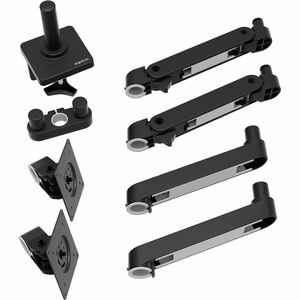Ergotron Mounting Arm for Monitor, Display, LCD Display - Black - Height Adjustable - 2 Display(s) Supported - 68.6 cm (27
