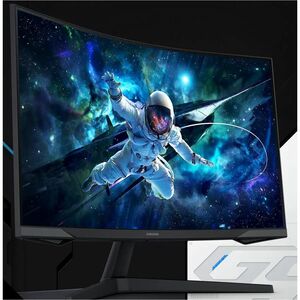 Monitor LED para juegos Samsung Odyssey G5 S27CG552EL 27" (68.6cm) Class WQHD Pantalla curva - 16:9 - Negro - 27" (68.6cm)