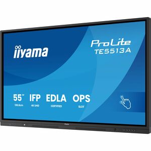 iiyama ProLite TE5513A-B1AG 4K UHD LCD Collaboration Display - Cortex A73 1,40 GHz - 8 GB - Touchscreen - 16:9 Seitenverhä