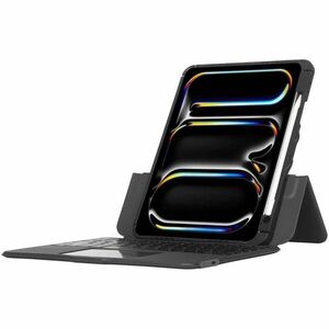 Targus VersaVu THZ988UK Tastatur/Cover (Folie) für 27,9 cm (11 Zoll) bis 33 cm (13 Zoll) Apple iPad Pro 11 (2024), iPad Pr
