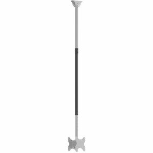 Neomounts Ceiling Mount for TV - Black - Height Adjustable - 2 Display(s) Supported - 58.4 cm to 109.2 cm (43") Screen Sup