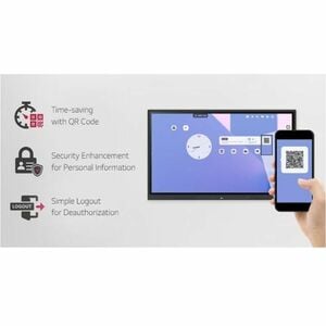 LG CreateBoard 98TR3DK Collaboration Display - 98" LCD - ARM Cortex A55 - 8 GB - Touchscreen - 16:9 Aspect Ratio - 3840 x 