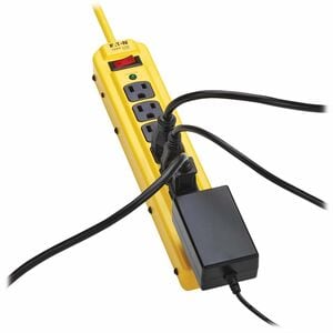 Eaton Tripp Lite Series 7-Outlet Industrial Safety Surge Protector - 4 ft. Cord, 450 Joules, Metal Housing - Industrial, H