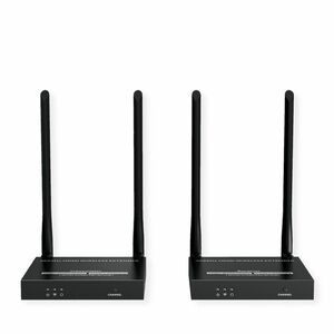 Roline Video Extender Transmitter/Receiver - Wireless - 1 Input Device - 2 Output Device - 50 m Range - 2 x USB - 1 x HDMI