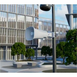 Ubiquiti AI Horn Speaker - Wired - 120 dB - Audible, Visual - Wall Mountable, Pole Mountable