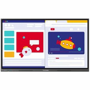 ViewSonic ViewBoard IFP7534 1.91 m (75") 4K UHD LCD Collaboration Display - 8 GB DDR4 SDRAM - Ultra Fine Touch (UFT) - Tou