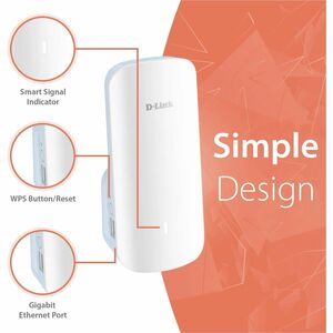 D-Link AQUILA PRO AI E30 Dual Band Wi-Fi 6 IEEE 802.11a/b/g/n/ac/ax/h/k/v 3 Gbit/s Wireless Range Extender - 2.40 GHz, 5 G