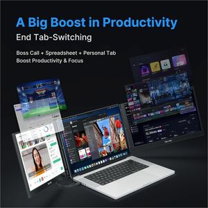 Mobile Pixels Trio 3 101-1004P05 14" Class LCD Monitor - 16:10 - 14.1" Viewable - In-plane Switching (IPS) Technology - 19