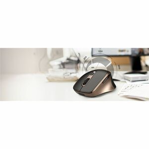 Mouse Inalámbrico Getttech , 2.4 GHz, 5M de Conexión, Ratón Ergonómico de dpi Ajustable de 3 Niveles, Ratón Inalámbrico co