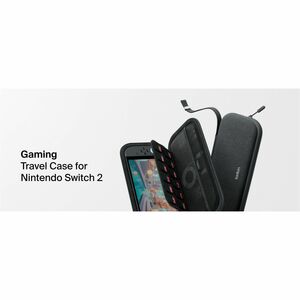 Belkin Carrying Case Nintendo Gaming Console - Charcoal - Scratch Resistant, Bump Resistant, Drop Resistant, Abrasion Resi