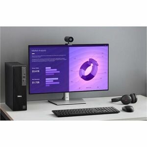 Dell Pro Slim QCS1250 Desktop Computer - Intel Core Ultra 5 235 - 8 GB - 512 GB PCI Express NVMe 4.0 SSD - Slim PC - Stand