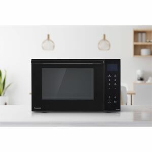 Panasonic NN-DF38PBEPG Single Microwave Oven - Black - 23 L Capacity - Microwave, Grilling - 7 Power Levels - 1 kW Microwa