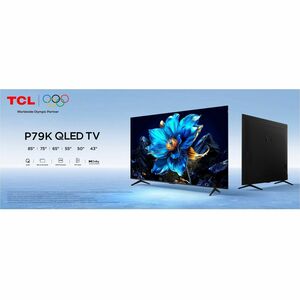 TCL P79K Serie Smart TV QLED 4K 75" 75P79K, Dolby Vision - Atmos, HDR10+, Google TV. Dimensioni diagonale schermo: 190,5 c