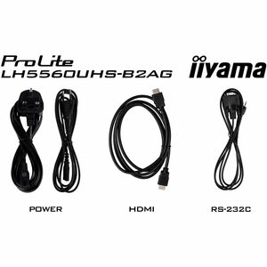 LCD Ecrans à affichages dynamiques iiyama ProLite LH5560UHS-B2AG 1386,84 mm - 24 Heures/7 Jours Operation - Vertical Align