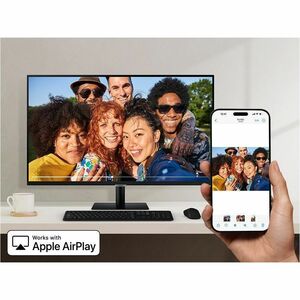 Samsung S32FM700UU 32 Zoll Class 4K UHD Smart-LCD-Monitor - 16:9 Format - Schwarz - 81,3 cm (32 Zoll) Viewable - Vertical-
