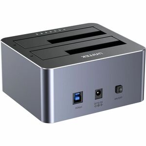 Unitek Y-3026GY01-UK Drive Dock SATA/600 - USB 3.0 Type B Host Interface - UASP Support - Space Gray - 1 x HDD Supported -