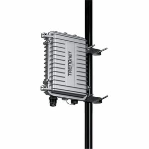 TRENDnet Industrial Outdoor 10G SFP+ to 10G PoE++ Media Converter (95W) - Network (RJ-45) - 1 x LC Ports - DuplexLC Port -