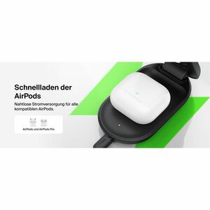 Belkin UltraCharge Induktionsladegerät - Schwarz - für Qi2-fähiges Gerät, iPhone, AirPod, Smartwatch, Smartphone - Eingang