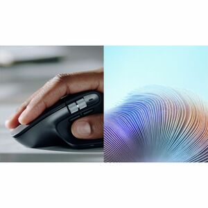 Logitech MX MASTER 3S Mouse - Bluetooth/Radio Frequency - USB Type A - Optical/Darkfield - 7 Button(s) - Graphite - Wirele