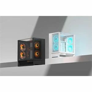 COUGAR OmnyX CGR-2WA3W-RGB Gabinete para computadora gamer - Mini ITX, Micro ATX, ATX Placa base admitida - Media Torre - 