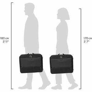 Dicota Multi Twin FIVE Tasche für 38,1 cm (15 Zoll) bis 43,9 cm (17,3 Zoll) Notebook - Anthrazit - 900D Polyethylenterepht