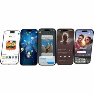 Apple iPhone 17 512 GB 智能电话 - 16 cm (6.3") HDR10+ 2622 x 1206 - 六核 (双核（2 个核心） 4.26 GHz 四核（4 个核心） - 8 GB RAM - 5G - 白 - 条 -