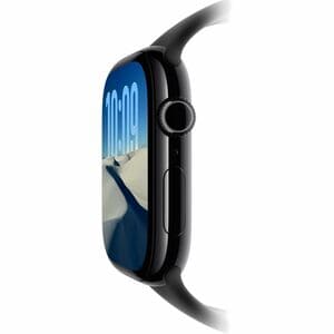 Apple Watch Series 11 Smart Watch - 46 mm Case Height - 39 mm Case Width - Jet Black Case Color - Black Band Color - Alumi