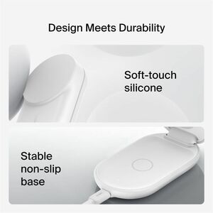 Belkin UltraCharge 3-in-1 Foldable Magnetic Charger with Qi2 25W - For Smartwatch, Smartphone, AirPod, iPhone - 30 Minute 