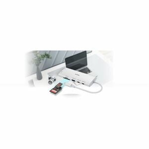 D-Link DUP-A01 USB Type C Docking Station for Notebook, Display Screen - Charging Capability - Memory Card Reader - SD - 2