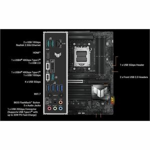 TUF GAMING X870E-PLUS WIFI7//SOCKET AM5 X870 MB