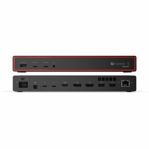 Lenovo 13 Anschluss(e) Thunderbolt 5 Docking Station für Monitor, Notebook, Mikrofon, Mobile Workstation - Ladefunktion - 