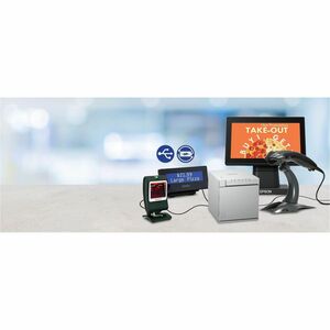 Epson OmniLink TM-m30III-H Mobile POS, Desktop Direct Thermal Printer - Monochrome - Receipt Print - Fast Ethernet - USB -