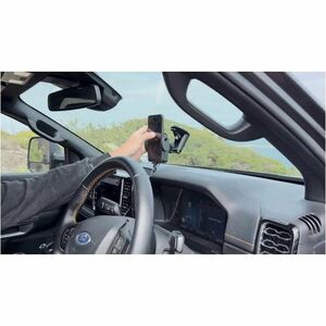 Strike Universal, Smartphone, Car SmartPhone Holder - Weather Resistant, Adjustable, Crash Tested, Built-in USB Charger, 3