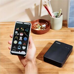 Canon SELPHY QX20 Dye-Sublimations-Drucker - Farbe - Tragbar - Dunkelgrau - 287 x 287 dpi Druckauflösung - Wireless LAN - USB