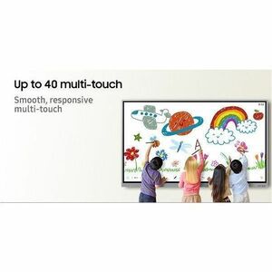 Samsung WE86FX 2184.40 mm 4K UHD LCD Collaboration Display - Infrared (IrDA) - Touchscreen - 3840 x 2160 - 350 cd/m² - 1,2