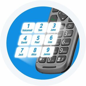 Opel Mobile TouchFlip 4 GB Feature Phone - 2.8" - 512 MB RAM - 4G - Grey - Flip - Unlocked - Front Camera: 300 Kilopixel -