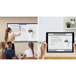 BenQ Board Essential RE6504 1651 mm 4K UHD LCD Collaboration Display - ARM Cortex A73 + A53 - 8 GB - Infrared (IrDA) - Tou