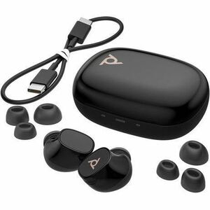 Auricular Poly Voyager Free 20 True Wireless Auricular Estéreo - Negro - Binaural - Intrauditivo - 3000cm - Bluetooth - 16