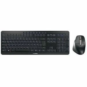 CHERRY STREAM JD-857M Rugged Mouse - Bluetooth/Radio Frequency - USB Type A - 7 Button(s) - Black - Cable/Wireless - 2.40 