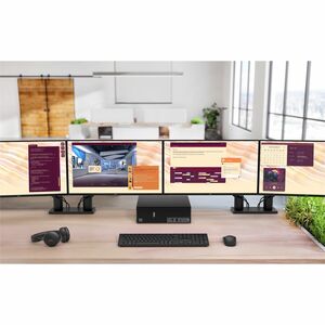 Dell Pro Slim QCS1255 Desktop Computer - AMD Ryzen 5 PRO 8500G - 16 GB - 512 GB PCI Express NVMe 4.0 SSD - Slim PC - Stand