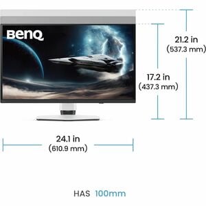 BenQ EX271UZ. Display diagonal: 67.3 cm (26.5"), Display resolution: 3840 x 2160 pixels, HD type: 4K Ultra HD, Display tec