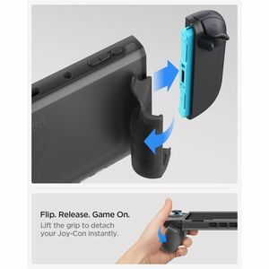 Spigen Ultra Hybrid Case for Nintendo Gaming Console - Frost Black - Shock Absorbing, Wear Resistant, Scratch Resistant - 