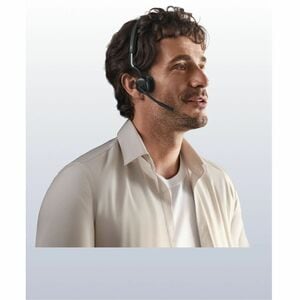 Shokz OpenComm2 UC Wireless Behind-the-neck, Earbud, Over-the-ear, Open-ear Stereo Earset - Black - Binaural - Open - 3000