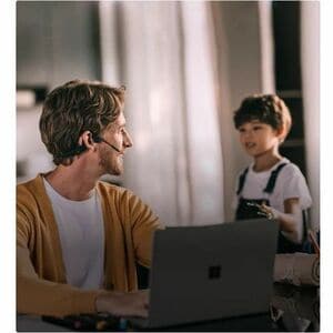 Shokz OpenComm2 UC Wireless Behind-the-neck, Earbud, Over-the-ear, Open-ear Stereo Earset - Black - Binaural - Open - 3000