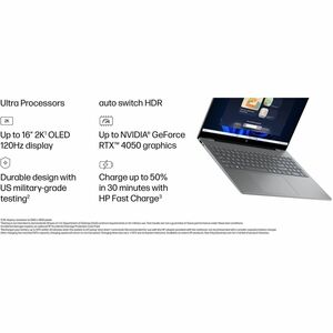 HP OmniBook 7 AI 16 Windows 11 Home 16in Intel Core Ultra 7 32GB RAM 1TB SSD WQXGA Meteor silver