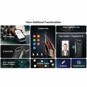 Ulefone Armor 27 Pro 256 GB Rugged Smartphone - 17.2 cm (6.8") LCD Full HD Plus 1080 x 2460 - Octa-core (Cortex A76Dual-co