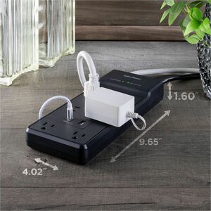 CyberPower CSP806UC18 Home Office 8 - Outlet Surge Protector with 2400 J Surge Suppression - Clamping Voltage 800V, 6 ft C